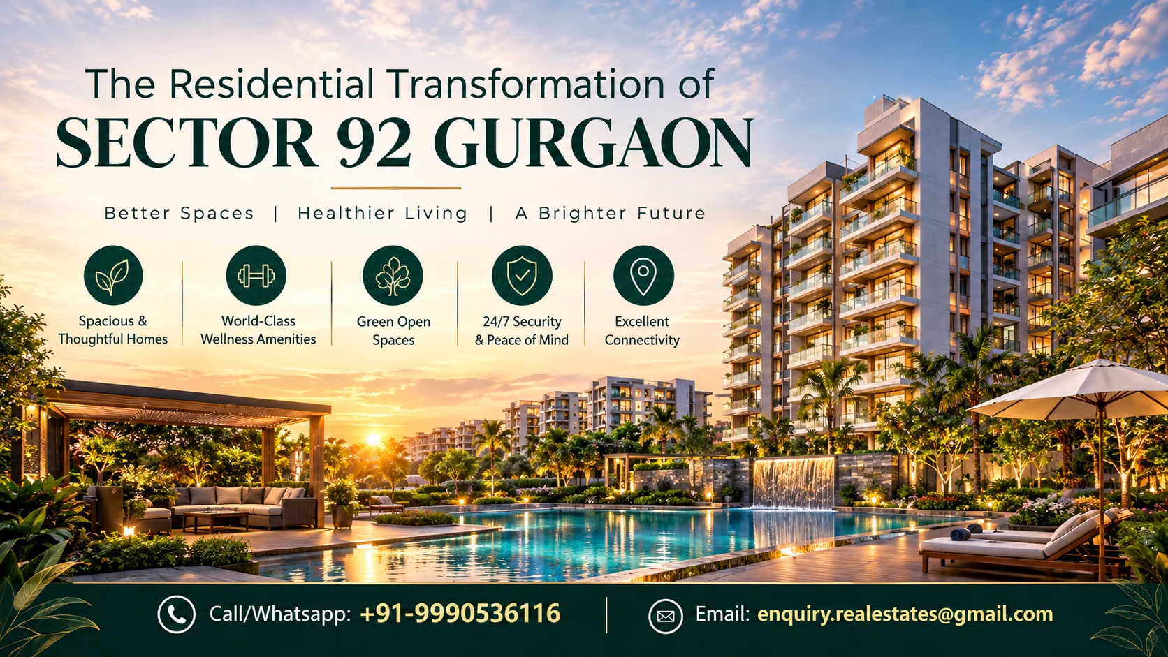 The Residential Transformation of Sector 92 Gurgaon