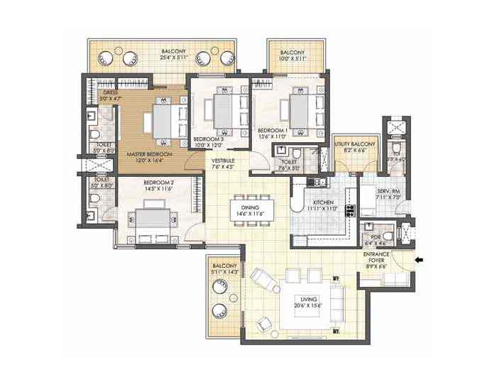 Adani Oyster Grande in Sector 102 Dwarka Expressway, Gurgaon thumbnail 18