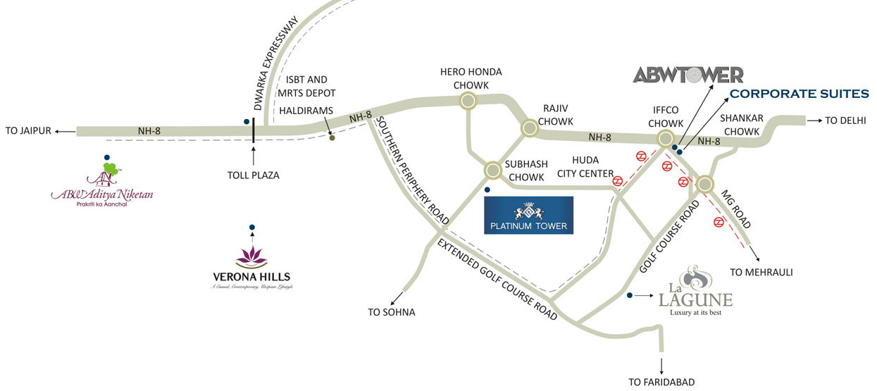 ABW Tower Sector 25 MG Road, Dwarka Expressway, Gurgaon thumbnail 13