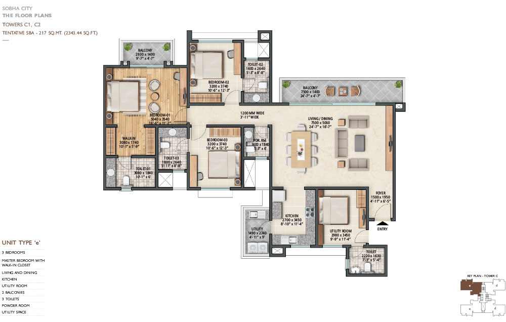 Sobha City Sector 108 Dwarka Expressway, Gurgaon thumbnail 15