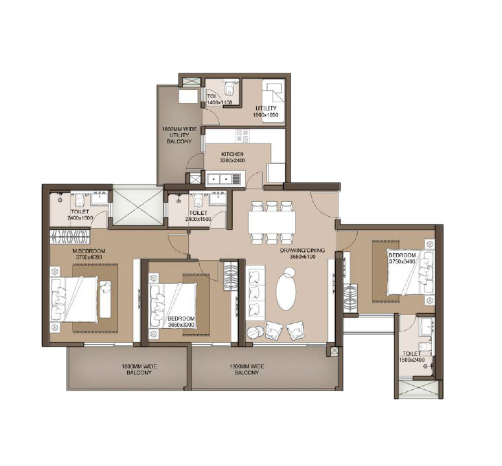 M3M City Heights Sector 65 Golf Course Extension Road, Gurgaon thumbnail 15
