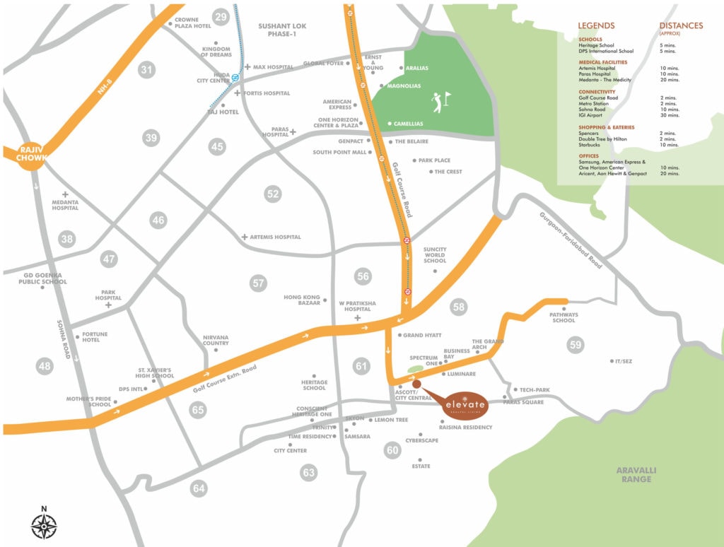 Conscient Hines Elevate Sector 59 Dwarka Expressway, Gurgaon thumbnail 14