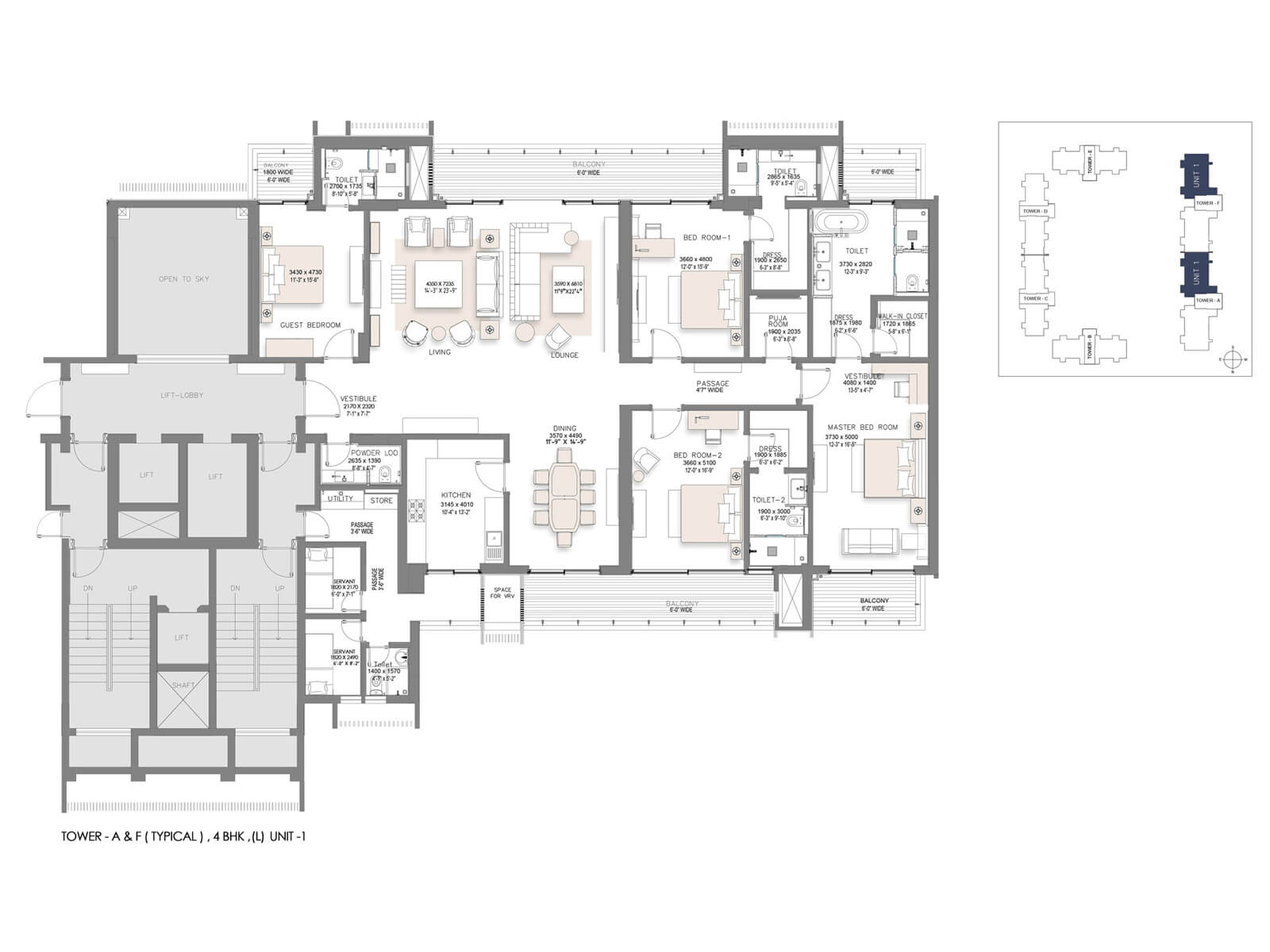 Suncity Platinum Towers Sector 28 MG Road, Gurgaon thumbnail 12