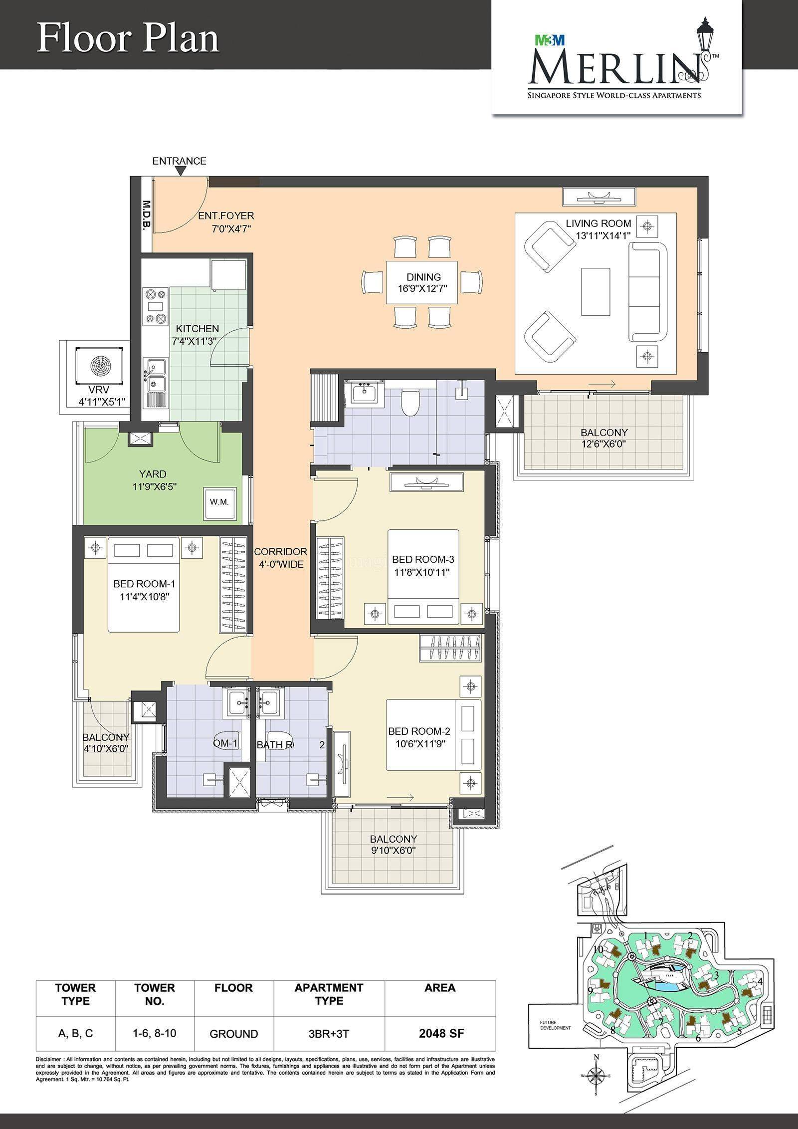 M3M Merlin Sector 67 Golf Course Extension Road, Gurgaon thumbnail 19