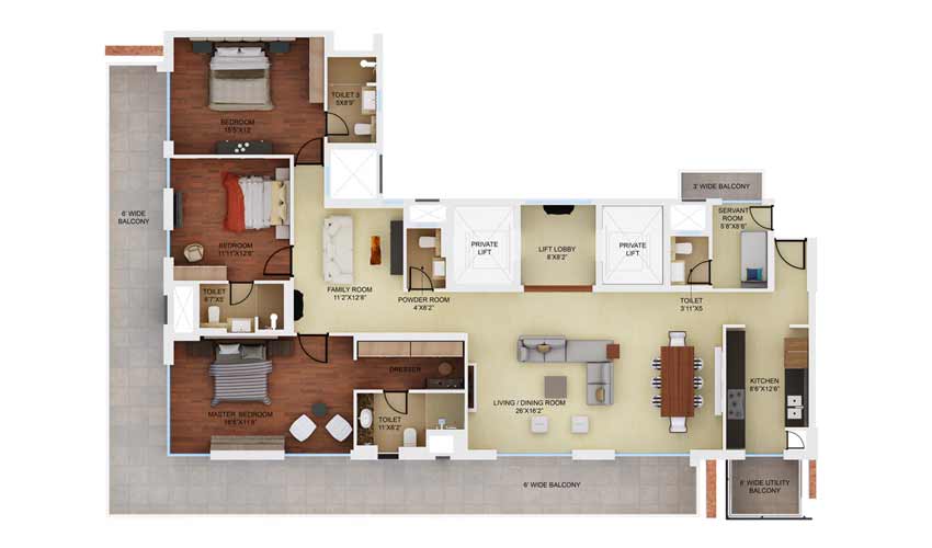 Mahindra Luminare Sector 59 Sohna Road, Gurgaon thumbnail 11