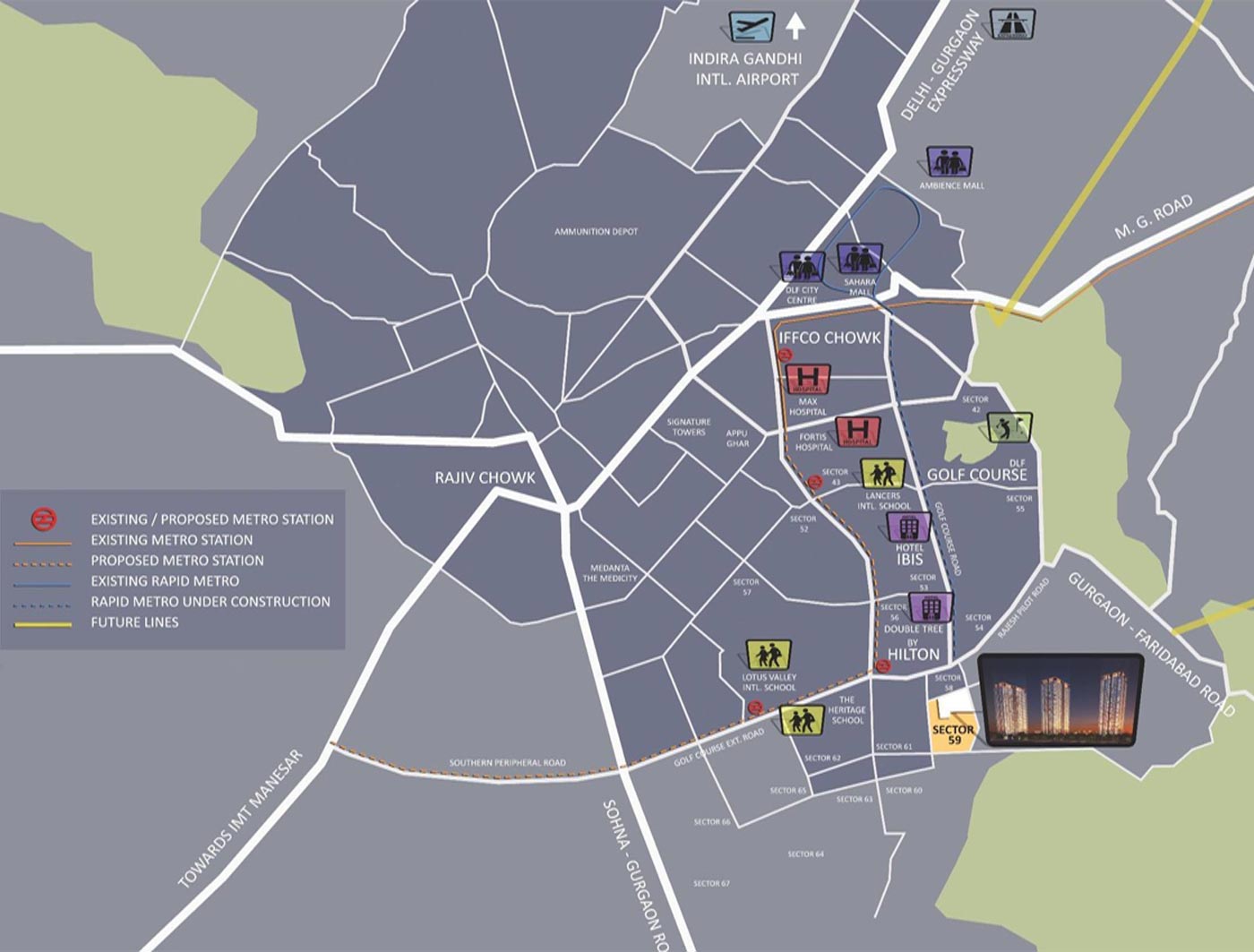 Mahindra Luminare Sector 59 Sohna Road, Gurgaon thumbnail 14