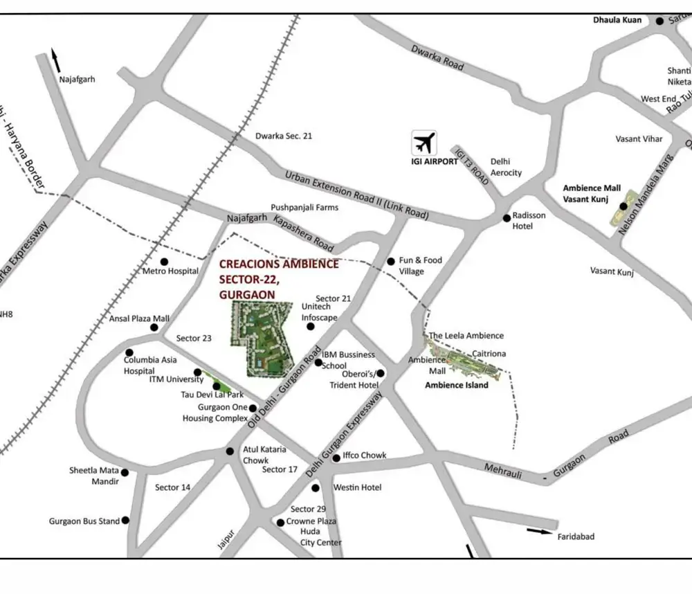 Ambience Creacions Sector 22 Dwarka Expressway, Gurgaon thumbnail 17