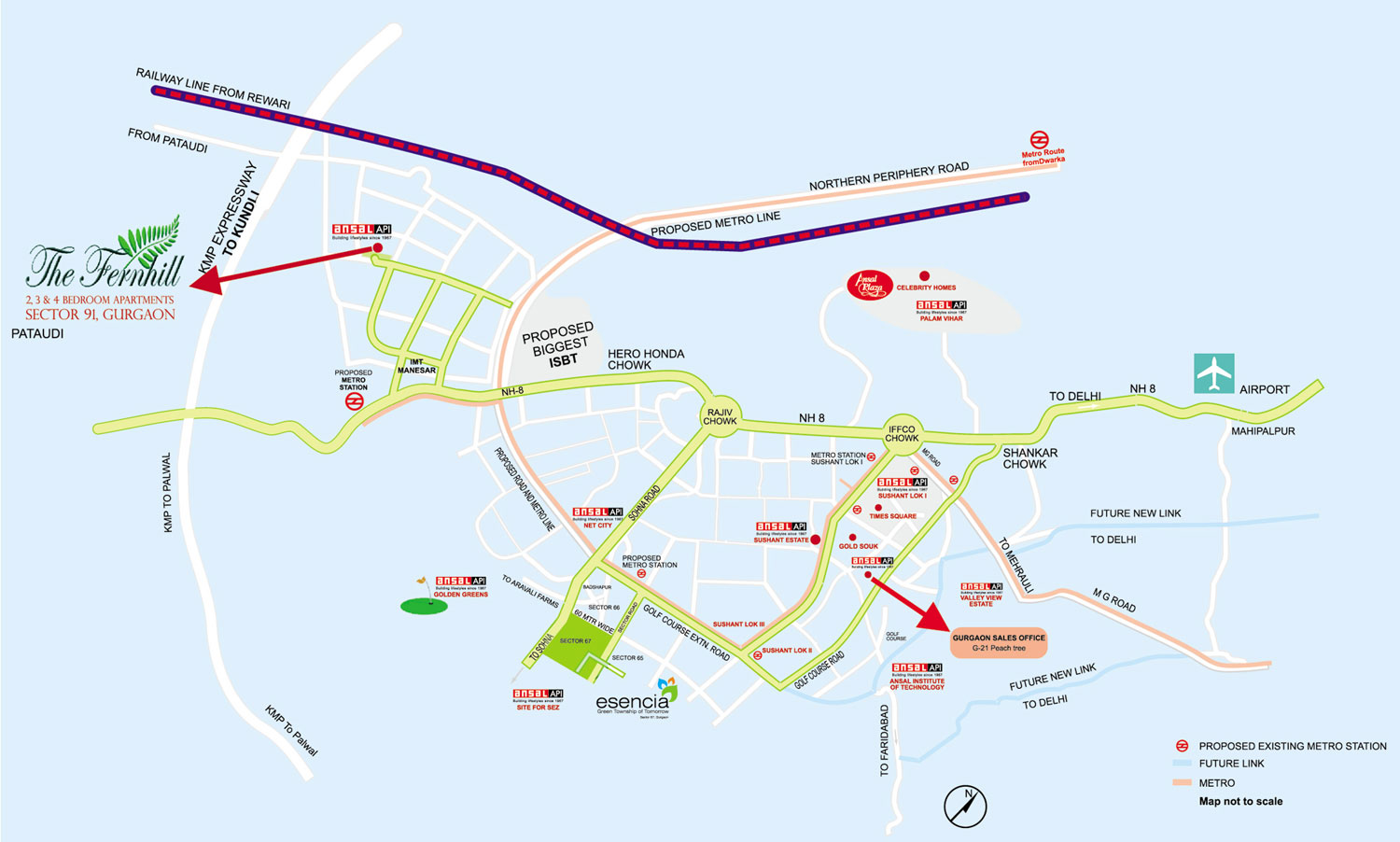 Ansal Fernhill Sector 91 Dwarka Expressway, Gurgaon thumbnail 17