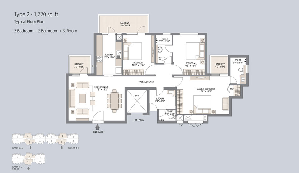 Emaar Palm Gardens Sector 83 Dwarka Expressway, Gurgaon thumbnail 11