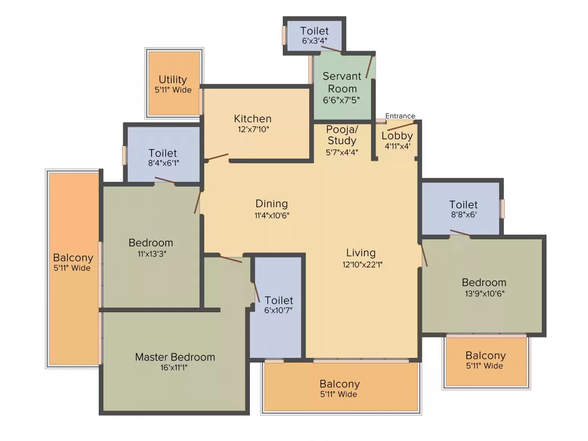 M3M Latitude Sector 65 Golf Course Extension Road, Gurgaon thumbnail 11