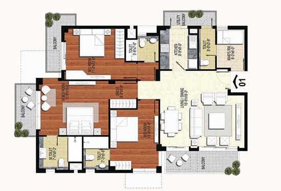 Heritage Max Sector 102 Dwarka Expressway, Gurgaon thumbnail 11