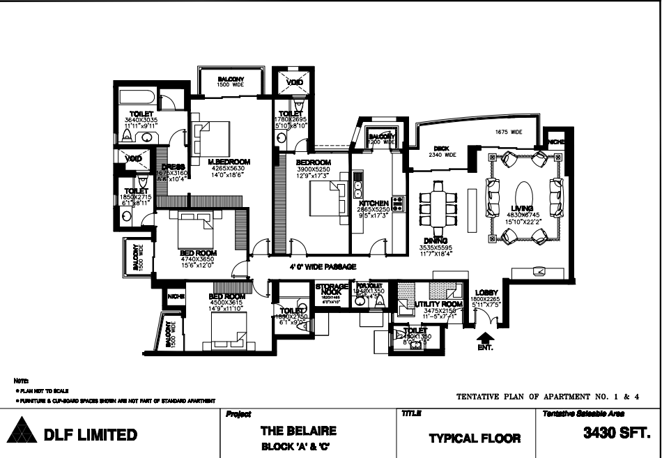 DLF The Belaire Sector 54 Golf Course Road, Gurgaon thumbnail 13