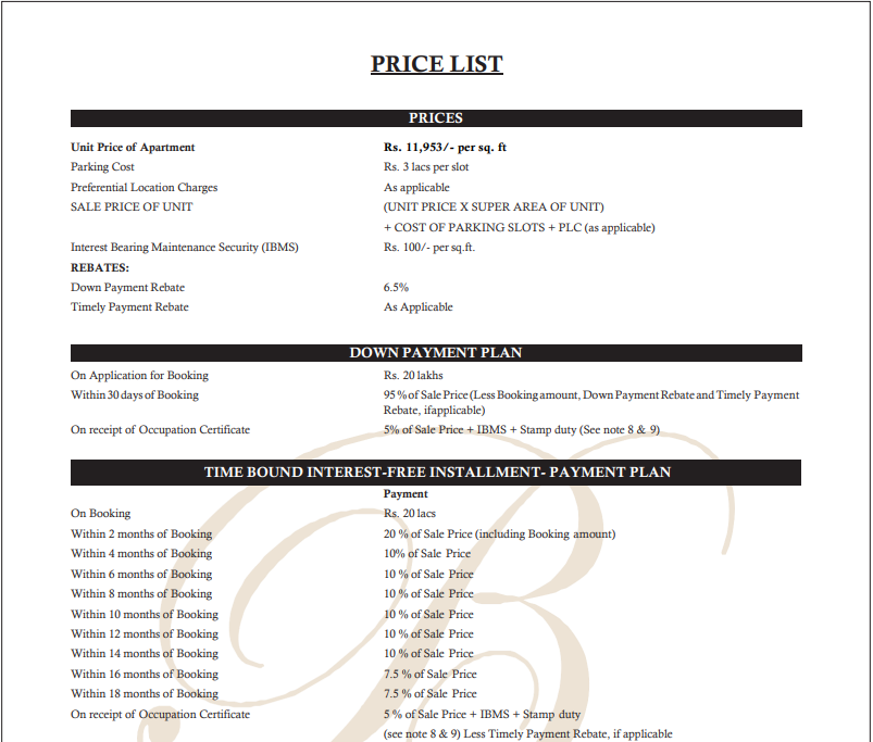 DLF The Belaire Sector 54 Golf Course Road, Gurgaon thumbnail 17