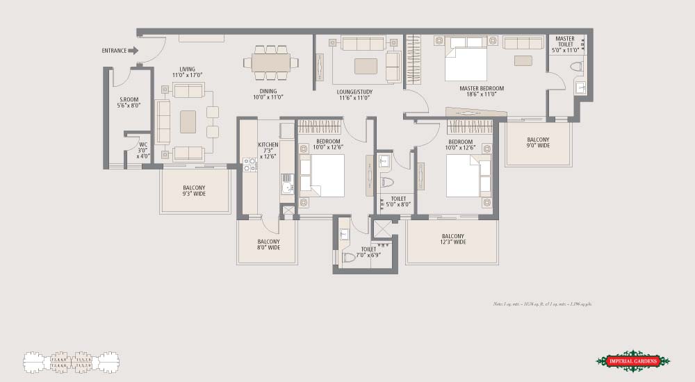 Emaar Imperial Gardens Sector 102 Dwarka Expressway, Gurgaon thumbnail 11