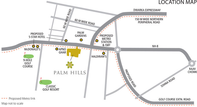Emaar Palm Hills Sector 77 Dwarka Expressway, Gurgaon thumbnail 13