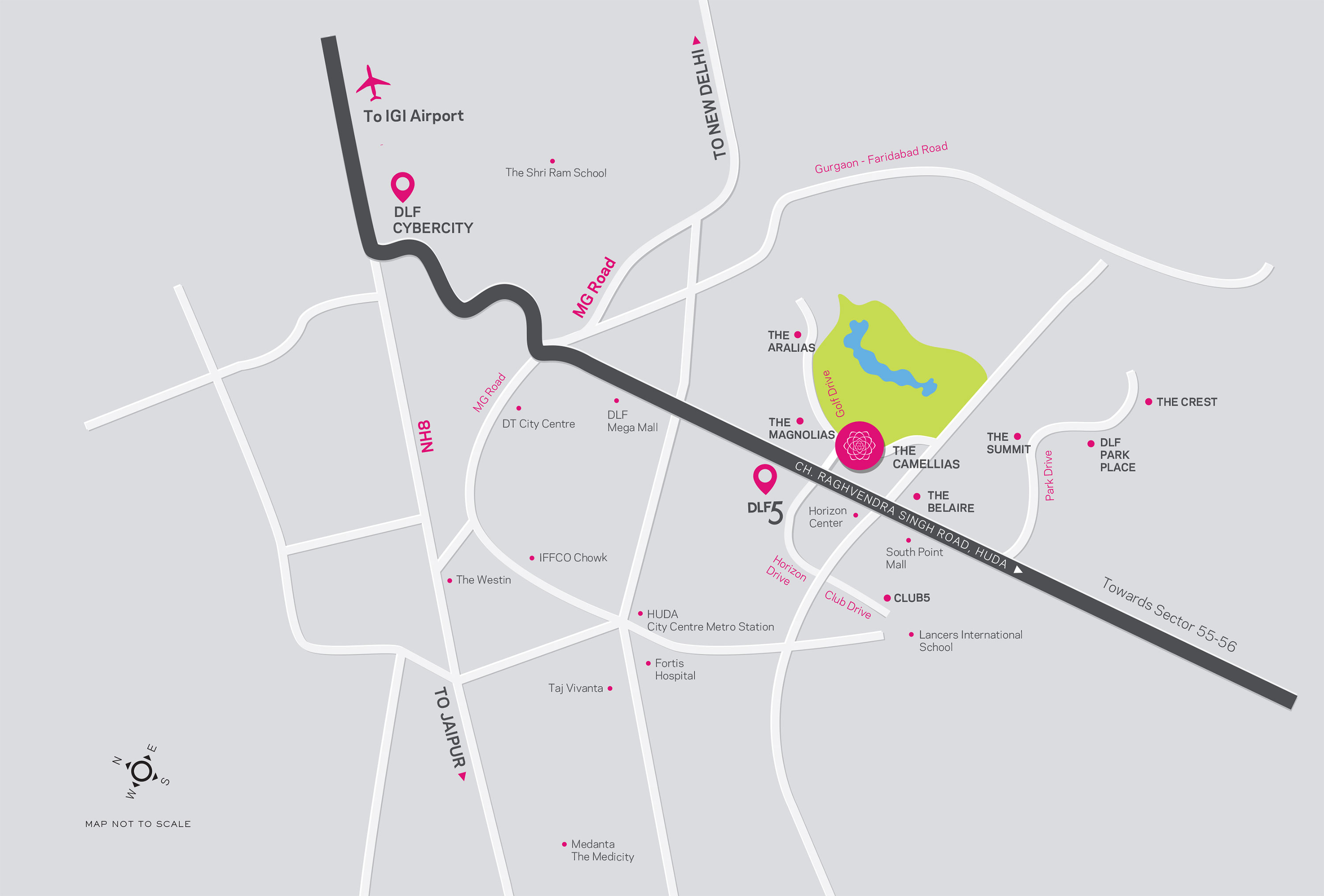 DLF Magnolias Sector 42 Golf Course Road, Gurgaon thumbnail 14