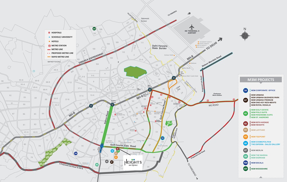 M3M City Heights Sector 65 Golf Course Extension Road, Gurgaon thumbnail 18