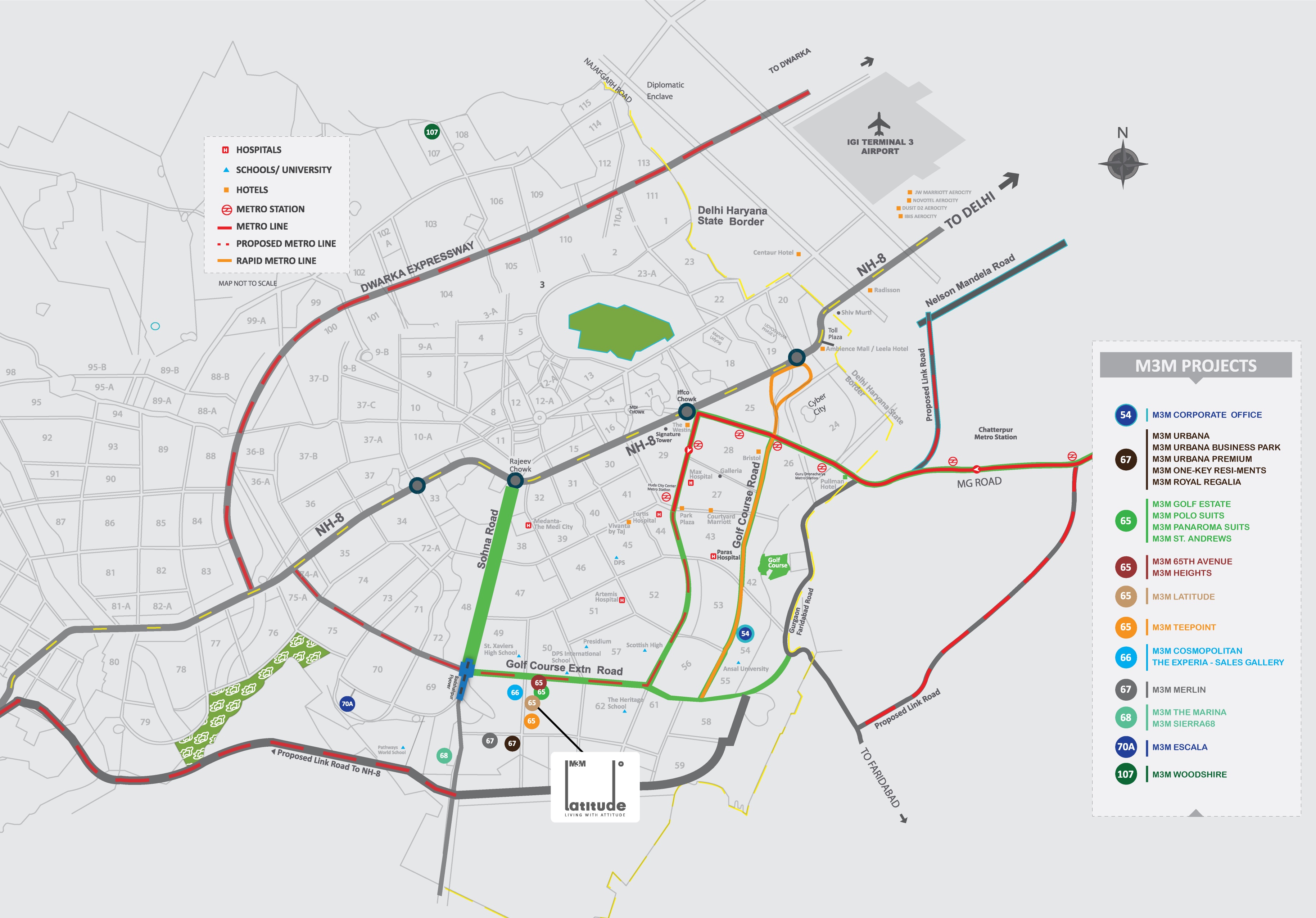 M3M Latitude Sector 65 Golf Course Extension Road, Gurgaon thumbnail 16