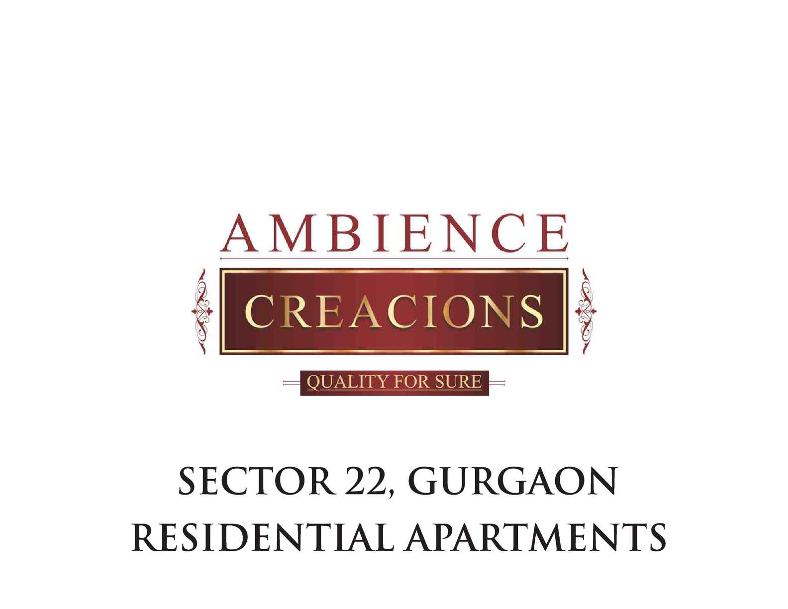 Ambience Creacions Sector 22 Dwarka Expressway, Gurgaon — Ready To Move Apartments in Sector 22