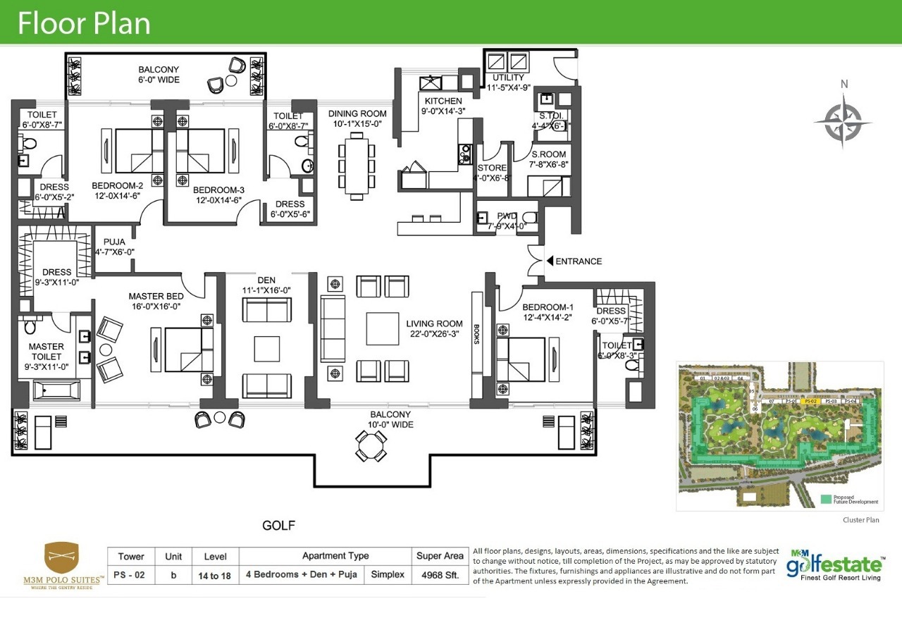 M3M Golf Estate Sector 65 Golf Course Extension Road, Gurgaon thumbnail 14