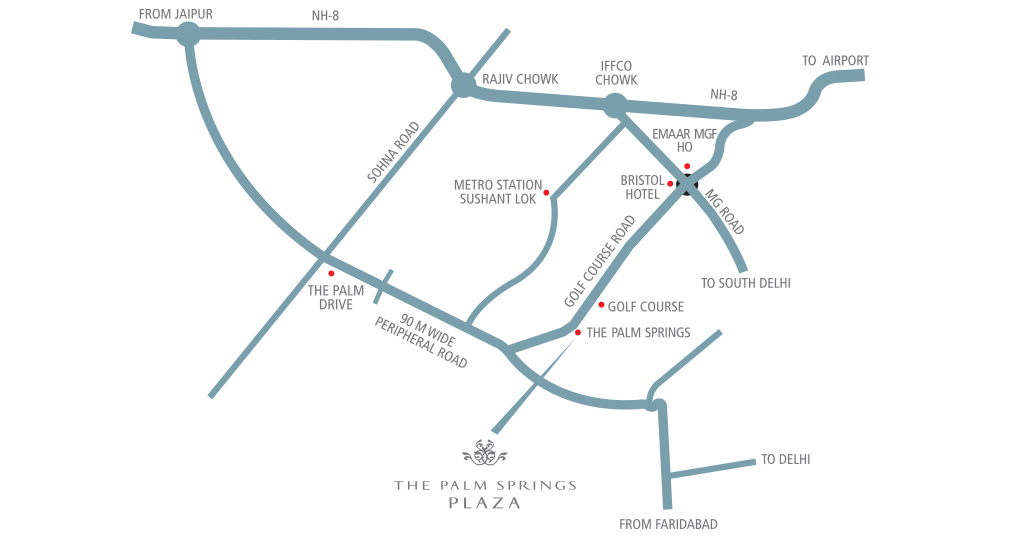 Emaar Palm Springs Sector 54 Golf Course Road, Gurgaon thumbnail 14