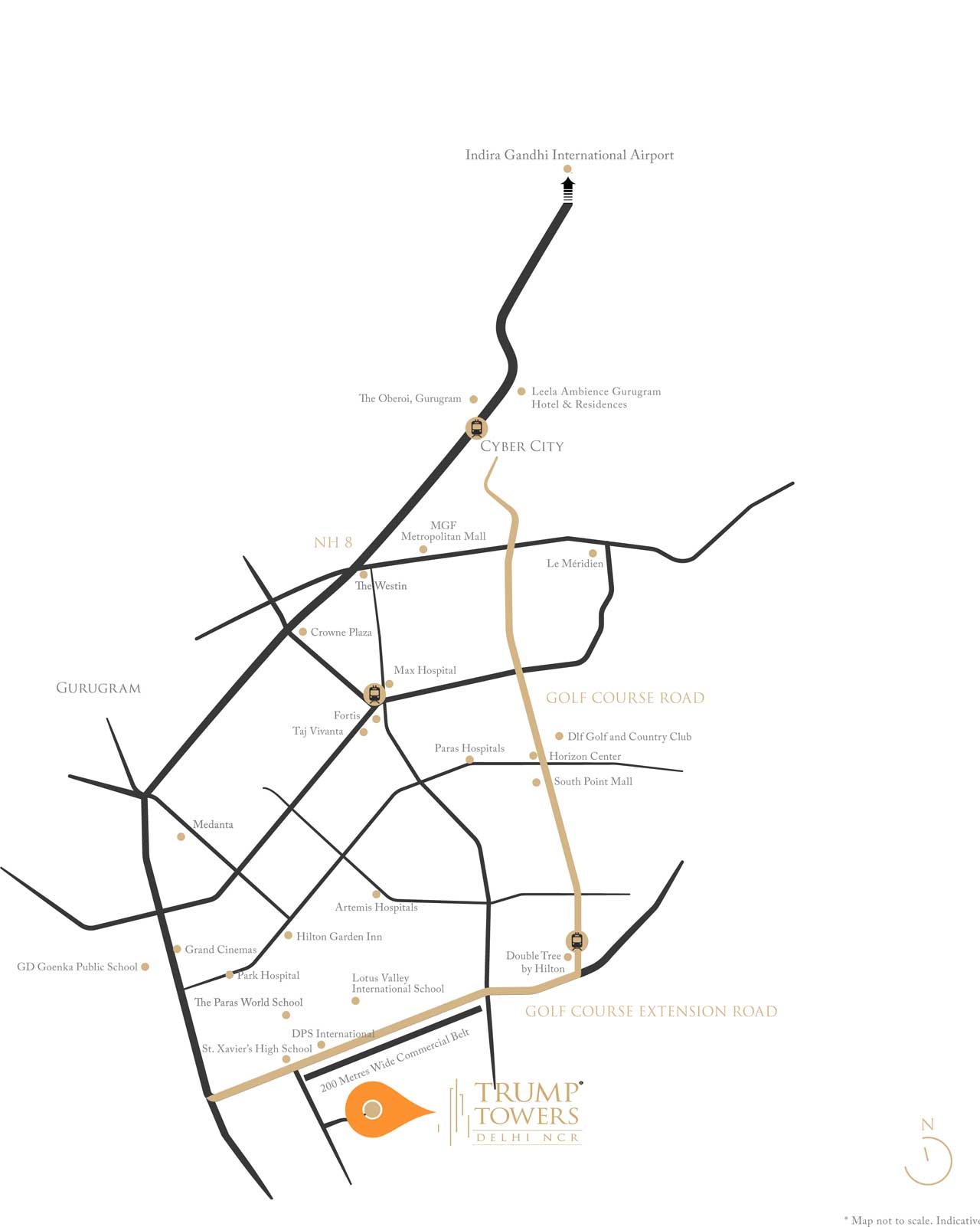 Trump Tower Sector 65 Golf Course Extension Road, Gurgaon thumbnail 12