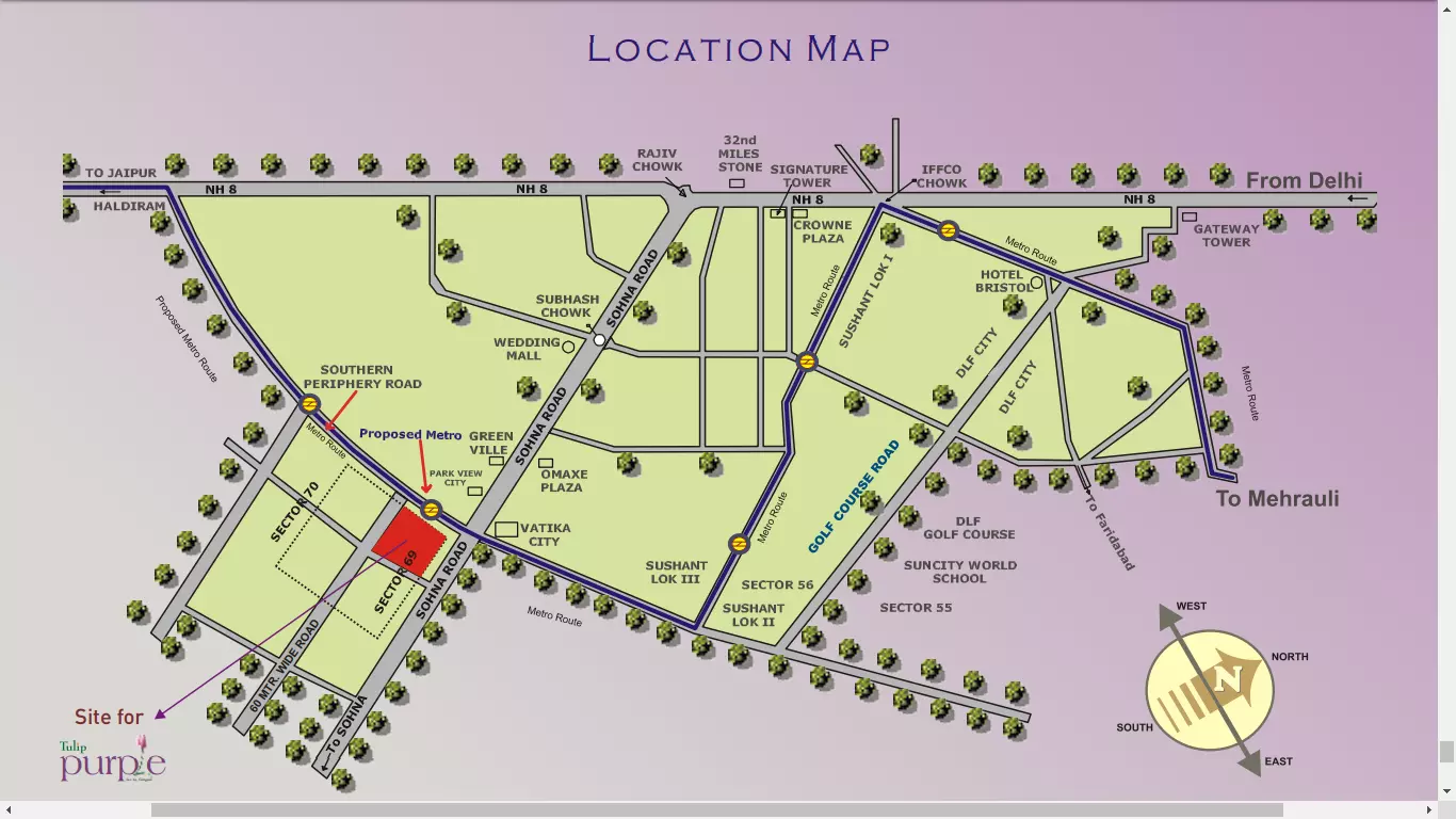 Tulip Purple Sector 69 Golf Course Extension Road, Gurgaon thumbnail 13