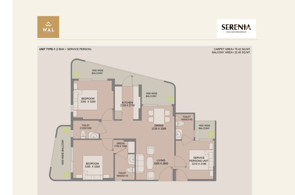 Wal-Serenia-92-2-BHK-Unit-Type-1-Full-Floor-Plan